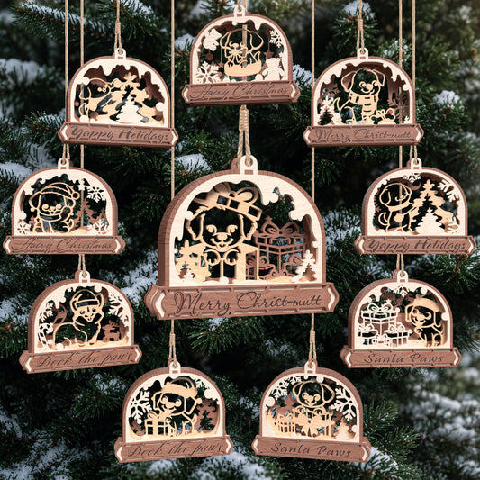 Bundle 3 Christmas Window Decor Laser Cut Files, Wooden Christmas Table Decor, Holiday Window Scene SVG, Winter Shelf Decor, Digital Download (Copy)