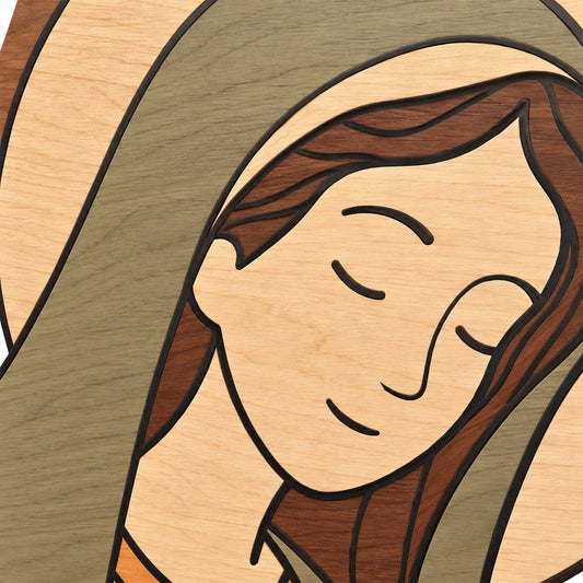Christmas Nativity Candle Holder Laser Cut File, Holy Family Wooden Table Decor, Christian Christmas Decor, Digital Download