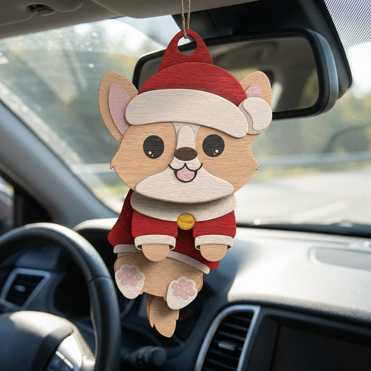 SVG DXF File Christmas Car Ornament Laser Cut Cute Animal Bundle Design for Glowforge 3D Wood | CUTSVG.COM