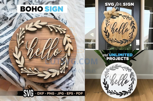 Welcome Yall , SVG Farmhouse Round Sign
, Laser Cut Sign