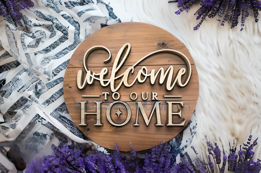 Welcome Home Simple , SVG Farmhouse Rou
, Laser Cut Sign