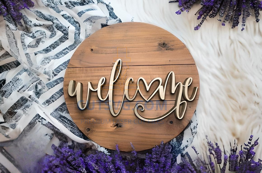 Simply Blessed 
, Laser Cut Sign