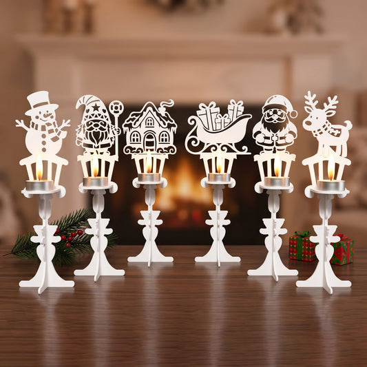 Multilayer Christmas Balance Toy Set 3D Holiday Desktop Ornament Vector Design File Compatible with All Laser Cutting Machines and CNC Routers